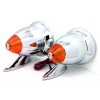 PTRP NEW Talbot Classic Chrome Bullet Side Mirrors LED Turn