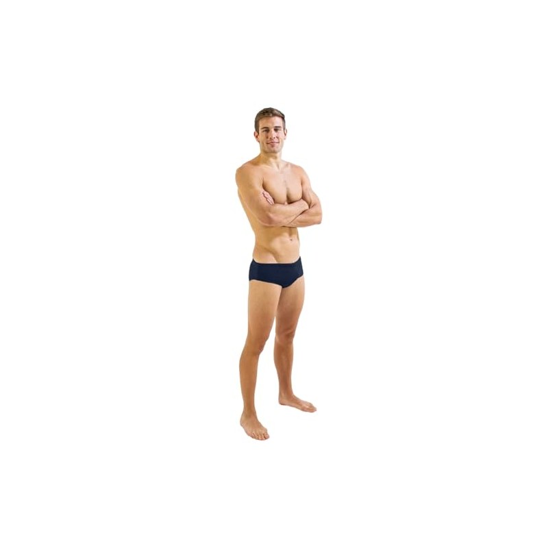FINIS Men's Aqua Short Solid Navy 36 Swim Briefs