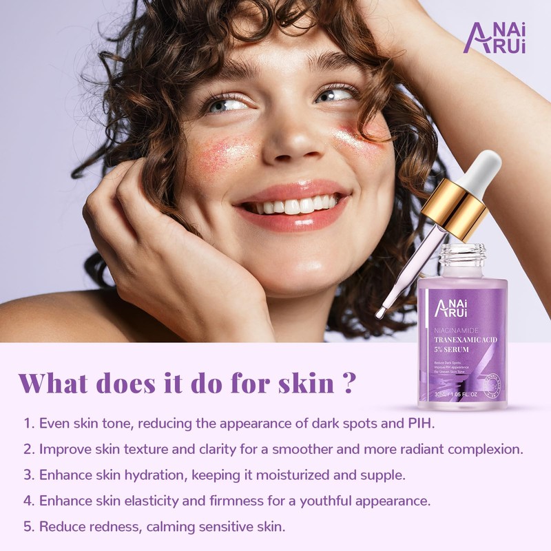 ANAiRUi Tranexamic Acid Serum, Dark Spot Correcting Serum with Tranexamic