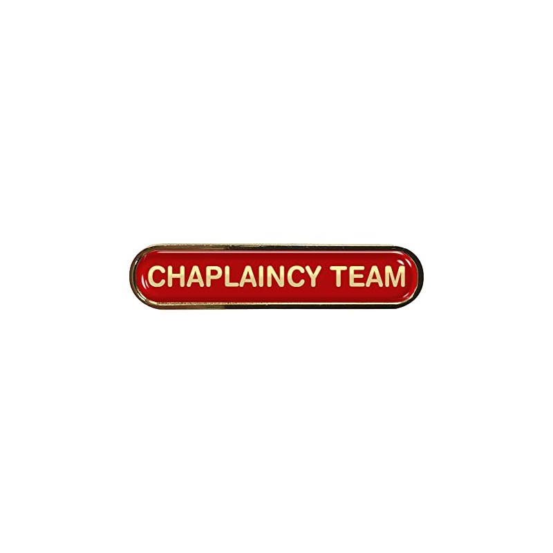 Chaplaincy Team Red School Bar Badge