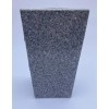 Granite Vase Tapered (5"x4"x9") Gray Cemetery Grave