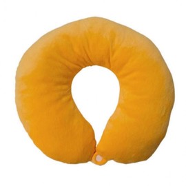Plush Portable Velvet Airplane Travel Neck Pillow for Sleep Random Color 20ea