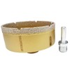 Antengdatool 4-3/8 Inch Dry/Wet Diamond Hole Saw for Angle Grinder