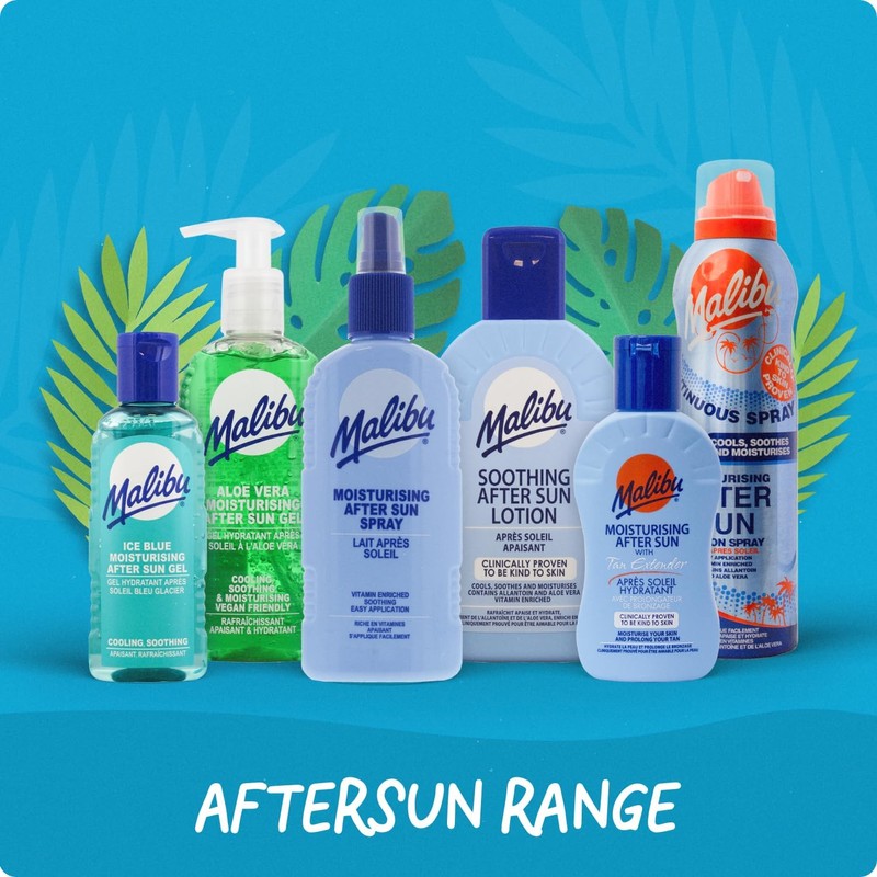Malibu After Sun Gel, Aloe Vera 100 ml by Malibu