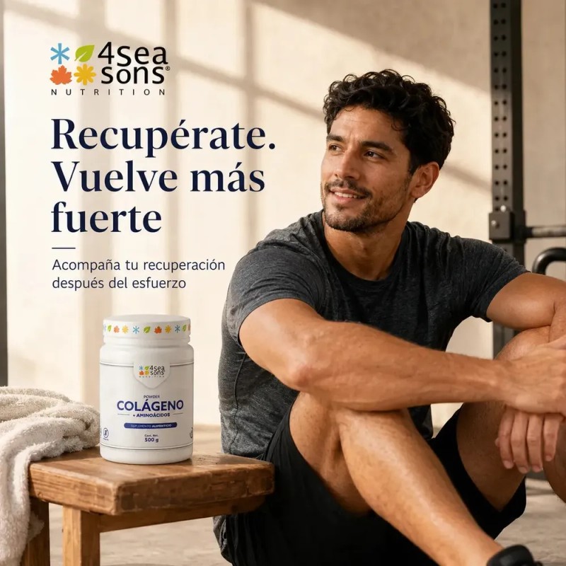 Colágeno Hidrolizado 4 Seasons Nutrition en Polvo con Aminoácidos y