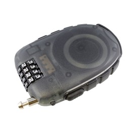 7Penn Steel Cable Lock with 4-Digit Tumbler Combination 3ft Long Cord in Black – Adjustable Combo for Bike Luggage