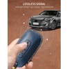 YONUFI Key Fob Cover for Nissan Leather Key Case Keychain