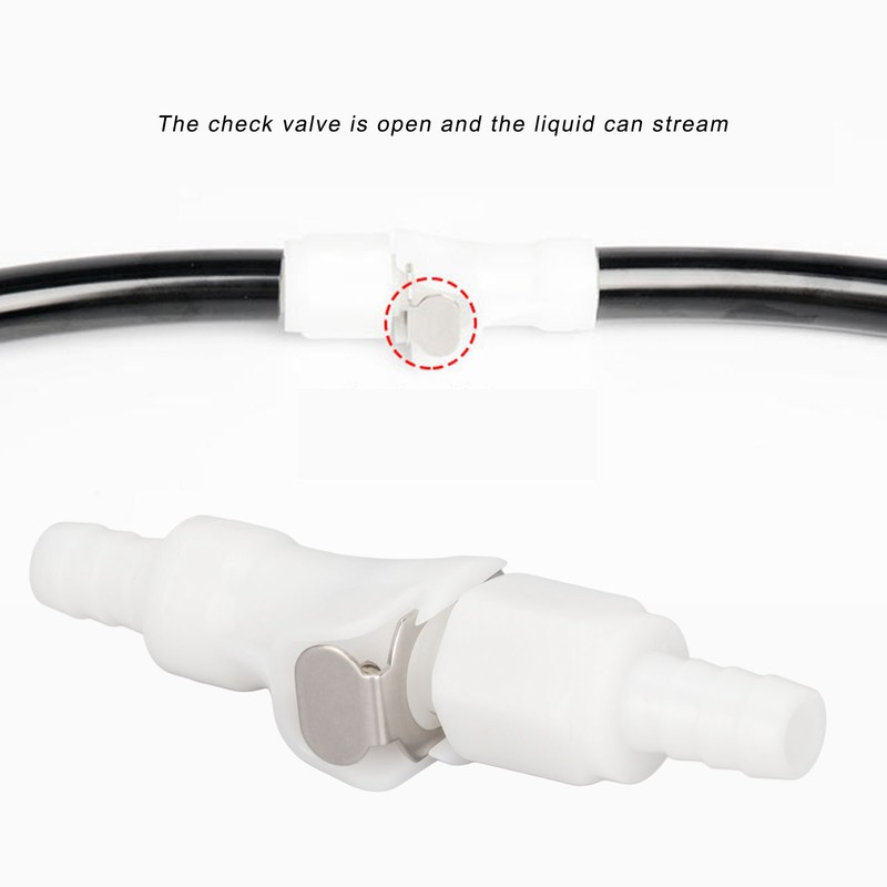Computer Water Cooling Quick Connector Two Ends Disconnected Length 85mm