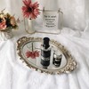 Hamphinee Oval Floral Wall Mirror Tray, Dresser Organizer Tray,，Decorative Perfume
