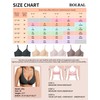 Seamless Wireless Bra for Women - No Underwire Push Up