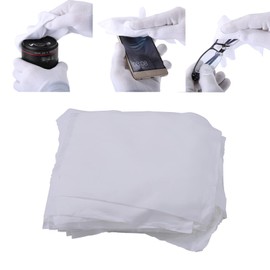 GAESHOW 100Pcs/Bag Lint Free Cloth, Microfiber Dusting Cloth, 6x6 Inch Lint Free Cleaning Cloths, Anti-static Microfiber Cleanroom Wiper, Lint Free Cloths for Oiling Wood or Phone Lens Glasses