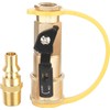 GRILLJOB 1/4" RV Propane Quick Connect Adapter for Propane Hose,