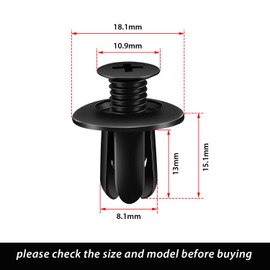 Mudder 20 Pcs Dishwasher Access Panel Retainer Clips, Dishwasher Mounting Clips Kick Plate Compatible with Kenmore Replace WPW10503548, W10331789, W10503548, PS11755736, AP6022403