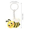 HOLIDYOYO 24pcs Bee Keychain - Cute Yellow Bee Keychain, Animal