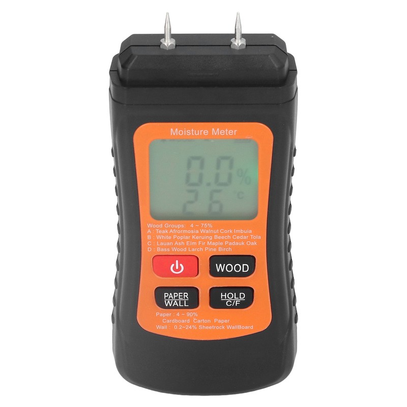 Moisture Meter Wood Moisture Detector Intelligent Temperature Humidity Measuring Digital