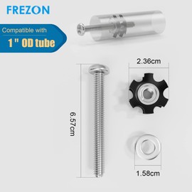 Frezon Set of 8 RV LADDER REPAIR KIT nuts Stainless Bunk Motorhome Parts Camper Trailer Coach