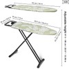 Duwee 12"x36" Ironing Board with Heat Resistant Cover and Thicken