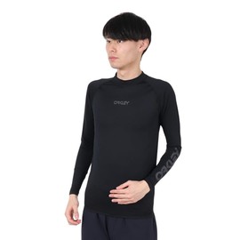 Oakley LS PRESSURE 25.0 Men's Rash Guard, (02E) BLACKOUT, M
