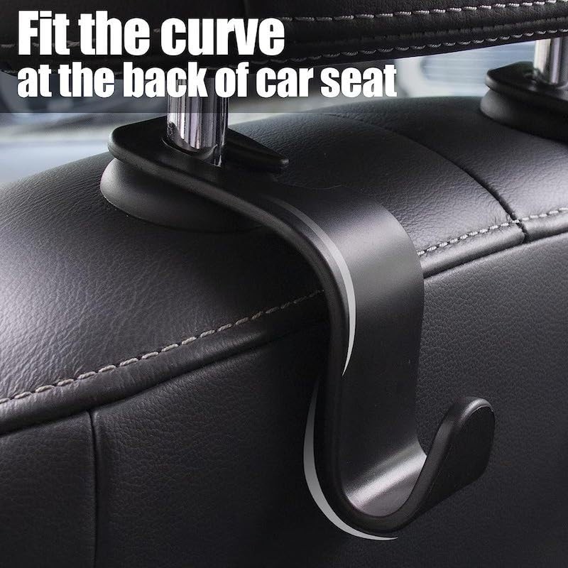 upra Car Trash Can with Lid Leakproof,Bag Hanging Storage Pockets,Adjustable