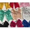COTIM COYIN Sequins Hair Bows for Women Girls, Large Bow