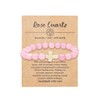 Pingyongchang Christian Gifts for Women Men Cross Healing Crystal Bracelet