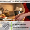 (2025 Upgraded) W10594481 Gas Stove Knobs Replacement for Whirlpool Range/Oven–Stainless