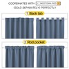 NICETOWN Blackout Curtains 84 inches Long, Rod Pocket & Back