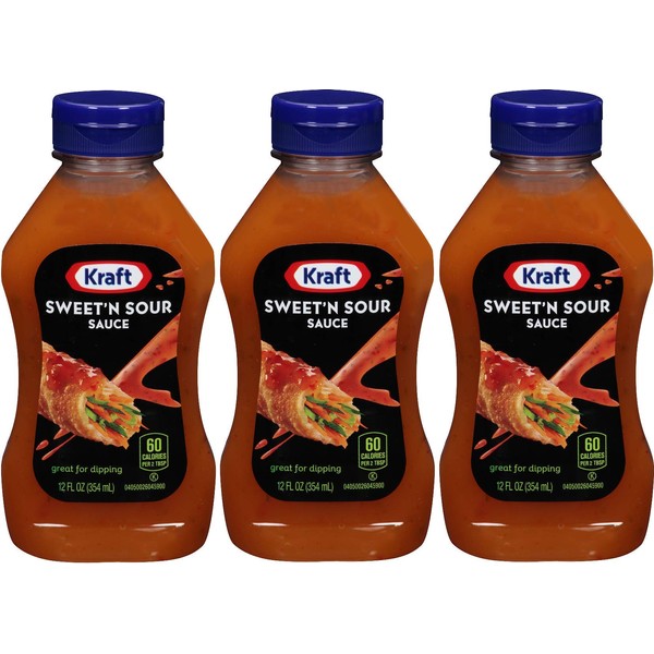 Kraft, Sweet & Sour Sauce, 12oz Squeeze Bottle (Pack of