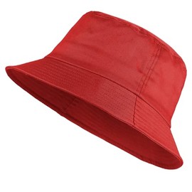 Van Der Rich ® - Bob Cotton Hat 54-58 EU - Women, red