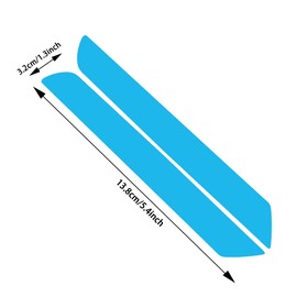 TOMALL Vinyl Smoke Tint Fog Light Films Compatible with Honda 10th Accord 2018-2020 Fog Lamp Light Transmission Stickers Auto Self Adhesive Exterior Decorations for Car (Blue)