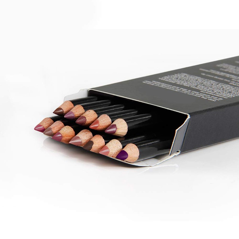 Lápiz Delineador de Labios, Conjunto de 12 Unidades NICEFACE, Delineador