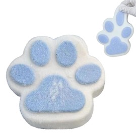 Squishy Paw Squeeze Hand Made Cat Paw Cat Claw Stress Relief Squeeze Toy Sensory Toy Anxiety Relief Children Adult Gift Animal Cat Claw Squeeze Healing Christmas Gift (Blue)