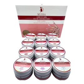 Gel De Construcción Para Uñas X 12 Piezas Mussa Manicure