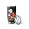 Hotdog Chef Knife Stainless Steel Insulated Tumbler