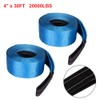 Tow Strap, Soft Loop Tie Down Strap Blue with 20000