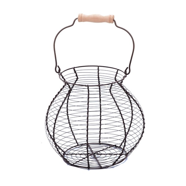 Wire Egg Basket - Vintage Style - By Trademark Innovations
