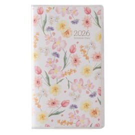 Noritsu Pagem Monthly Planner, Starts from April 2026, Lumiere Slim, Starts on Sunday, White 9956