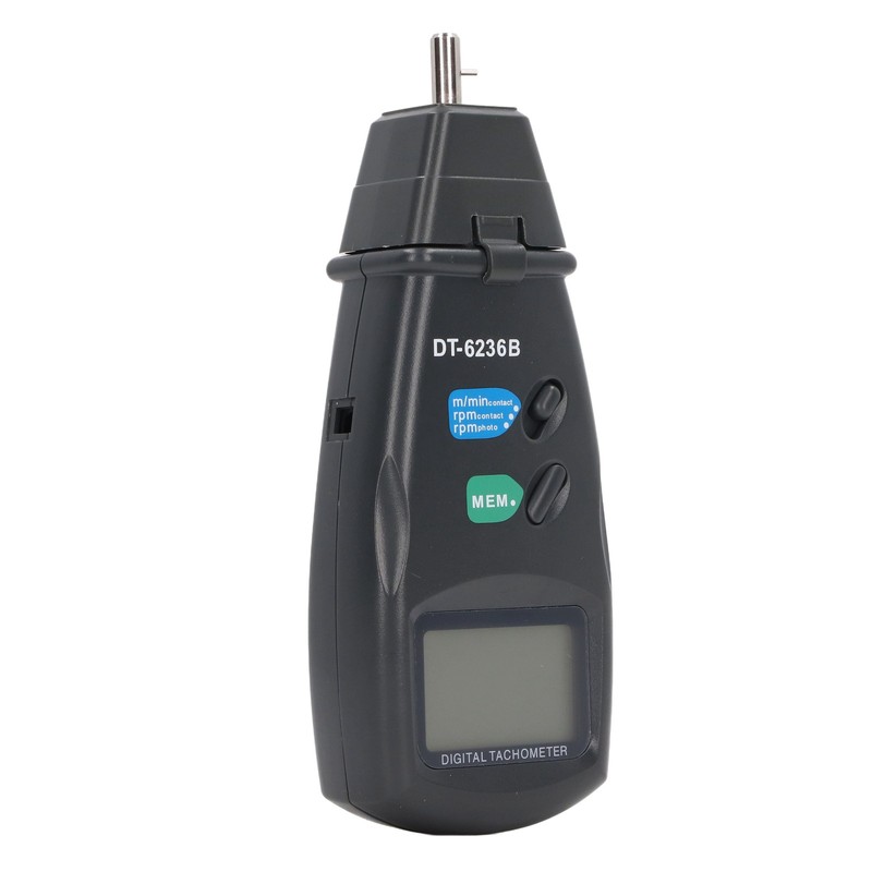 LCD Contact RPM Tachometer Photoelectric Non Contact Motor Tachometer Measuring