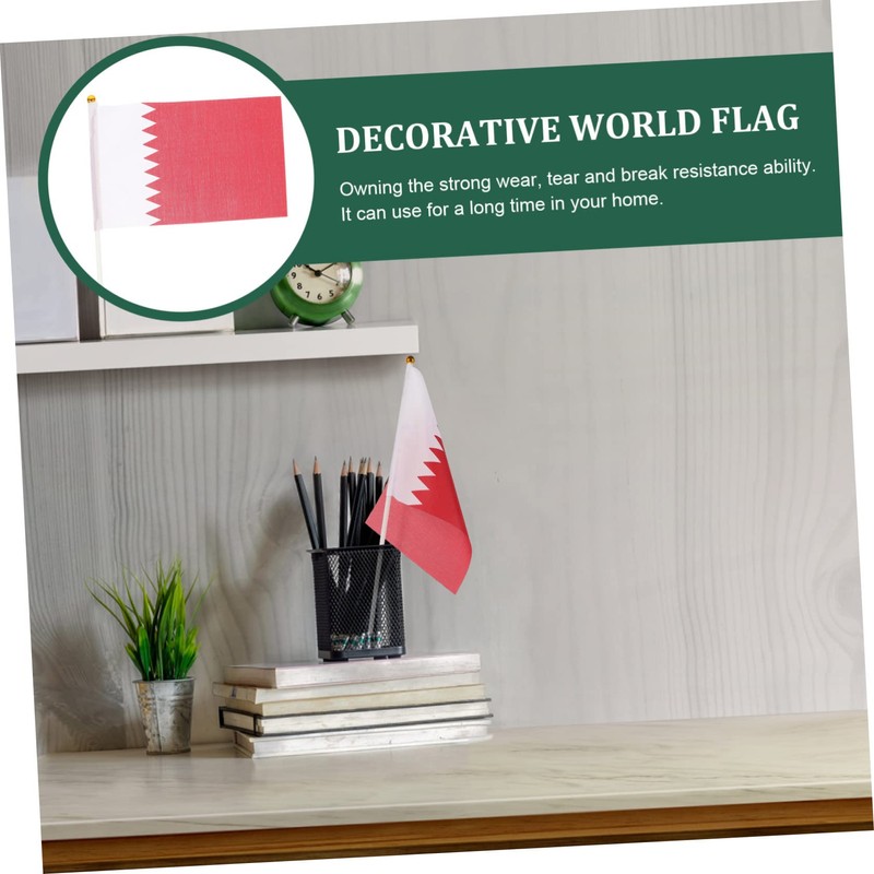 BESPORTBLE 60pcs Handheld Football Flags Cheering Signal Flags for Patriotic