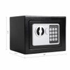 Mini Wall-in Style Electronic Code Metal Safe Box, 9.1"L x