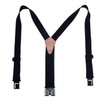 Perry Suspenders Men's Elastic Hook End Camouflage Suspenders, Navy, Regular