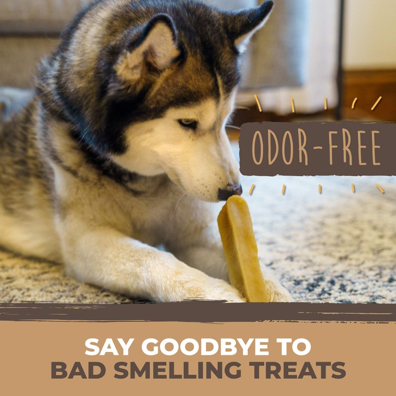 Mighty Paw Yak Cheese Chews for Dogs | All-Natural Long