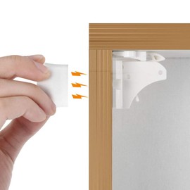 4 Pack Magnetic Cabinet Locks Baby Proofing - MQP Child Proof Cabinet Locks, Baby Proof Drawer Locks, Child Locks for Cabinets and Drawers, Easy to Install.
