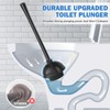 Toilet Plunger and Brush with Holder, Bowl Brush and Heavy