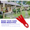 Amazleer 100 x Plastic Grass Trimmer Blades for Stihl Polycut