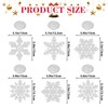 TELAIN Christmas Decoration Set with Glittering Happy Holidays Banner, Snowdrift