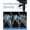 INAVAMZ 2-in-1 Shower Head with Handheld Combo: 2.5GPM Rainfall &