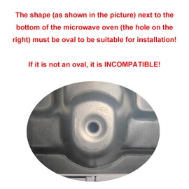 HUAYUWA - almohadillas para orejas de goma para horno de microondas, compatibles con Galanz/compatibles con Haier Microondas Haier - almohadillas para orejas de reparación antideslizantes (tipo 2, 4