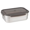 STENCOC Stainless Steel BPA Free Rectangular Leakproof Airtight Kimchi/Pickle/Salad/Fruit/Food Storage