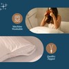 FeelAtHome 100% Cotton Pillow Protector With Zipper Waterproof Covers-20 x